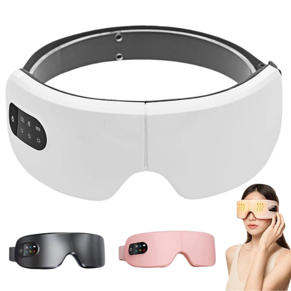 EyeSerenity™ Heated Eye Massager | Heat, Air Compression & Bluetooth